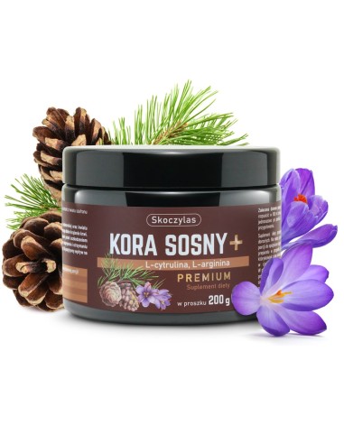KORA SOSNY + L-CYTRULINA + L-ARGININA PREMIUM 200 G - MAREK SKOCZYLAS