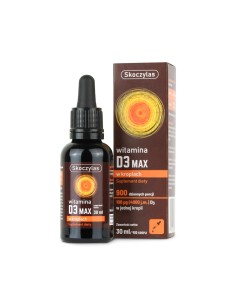 WITAMINA D3 MAX ( 4000 J.M. ) 30ml ( 900 KROPLI ) - MAREK SKOCZYLAS 2