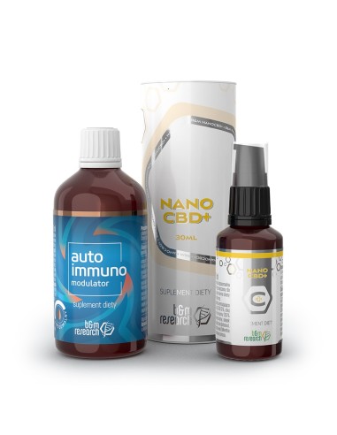 PROTOKÓŁ AUTOIMMUNO PLUS. AUTOIMMUNO MODULATOR + NANOCBD+ . JAN ORUBA - B&M
