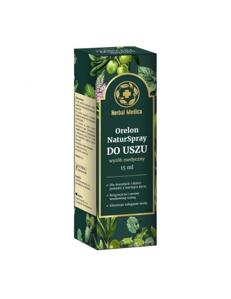 ORELON NATURSPRAY 15ML DO USZU - HERBAL MEDICAL