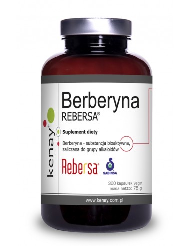 BERBERYNA REBERSA® (300 kapsułek - chlorowodorek berberyny) - KENAY