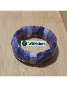 AMETYST FASETOWANY, BRANOSOLETKA PASTYLKI 10/25mm