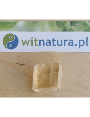 KALCYT OPTYCZNY SUROWA BRYŁKA MAŁA