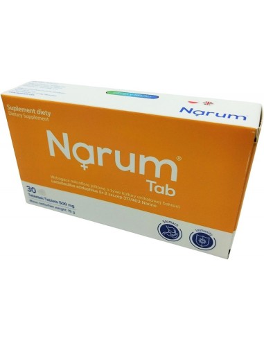 NARUM TABS 500 MG, 30 TABLETEK NARUM