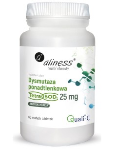 DYSMUTAZA PONADTLENKOWA (Tetra Sod) 25 mg x 60 vege tabs...