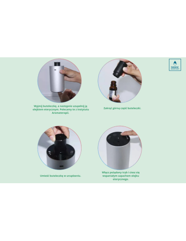 AROMA NEBULIZATOR - KOMPAKTOWY, BEZPRZEWODOWY I BEZWODNY DYFUZOR DO AROMATERAPII