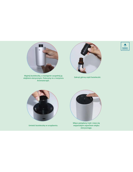 AROMA NEBULIZATOR - KOMPAKTOWY, BEZPRZEWODOWY I BEZWODNY DYFUZOR DO AROMATERAPII