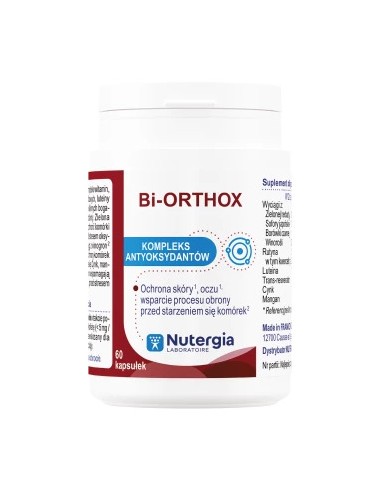 BI-ORTHOX - ANTYOKSYDANTY 60 KAPS. - NUTERGIA