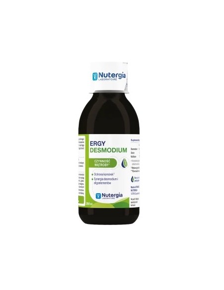 ERGYDESMODIUM - WSPARCIE WĄTROBY i DETOXU 250 ML - NUTERGIA