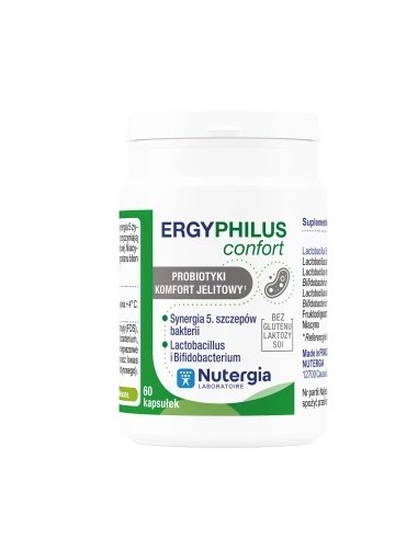 ERGYPHILUS CONFORT - MIKROBIOTA 60 KAPS. - NUTERGIA