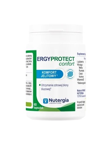 ERGYPROTECT CONFORT - KOMFORT TRAWIENNY 60 KAPS. - NUTERGIA