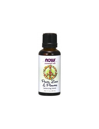 MIX OE - OLEJEK SPOKÓJ I MIŁOŚĆ KWIATÓW ( PEACE LOVE & FLOWERS ) 30ml ESSENTIAL OIL NOW FOODS