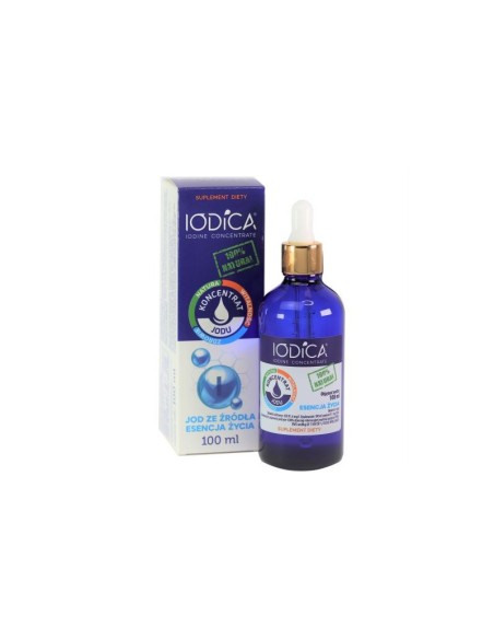KONCENTRAT JODU IODICA BIO JOD NATURALNY 100 ML W SZKLANEJ BUTELCE