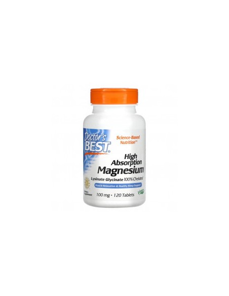 MAGNEZ - HIGH ABSORPTION MAGNESIUM 120 tabl. - DOCTOR'S BEST