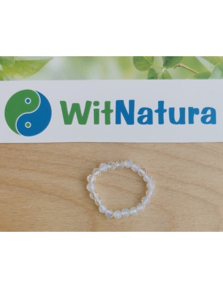 OPAL, PIERŚCIONEK, KULKA FASETOWANA 3MM