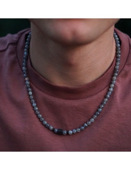 Naszyjnik Labradoryt 6mm - Crystals Break