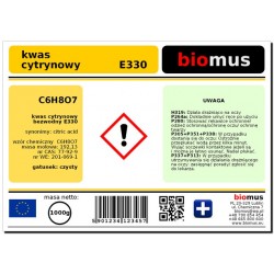 KWAS CYTRYNOWY 1kg SPOŻYWCZY  2