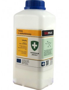 KWAS L- ASKORBINOWY , WITAMINA C 1kg  BIOMUS