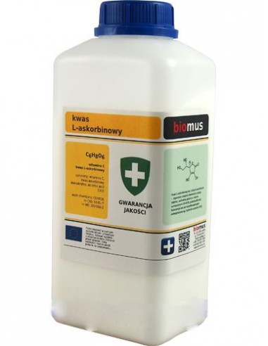 KWAS L- ASKORBINOWY LEWOSKRĘTNY WITAMINA C 1kg CZDA 