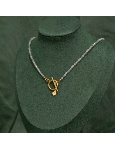 Naszyjnik Toggle Akwamaryn 3mm - Crystals Break