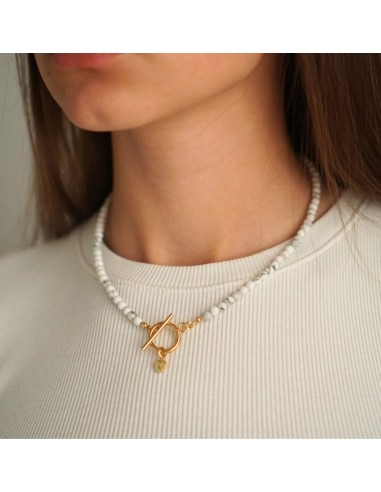 Naszyjnik Toggle Howlit 3mm - Crystals Break