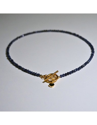 Naszyjnik Toggle Szafir 3mm - Crystals Break