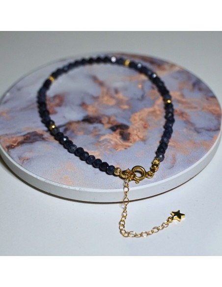 Bransoletka Noga Szafir 3mm - Crystals Break