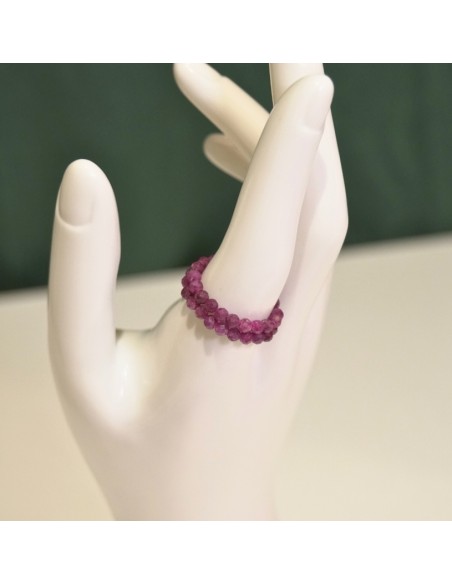 Pierścionek Rubin 3mm 2 SZTUKI - Crystals Break