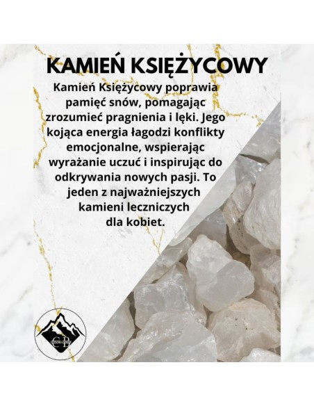 Bransoletka Kamień Księżycowy 8mm - Crystals Break