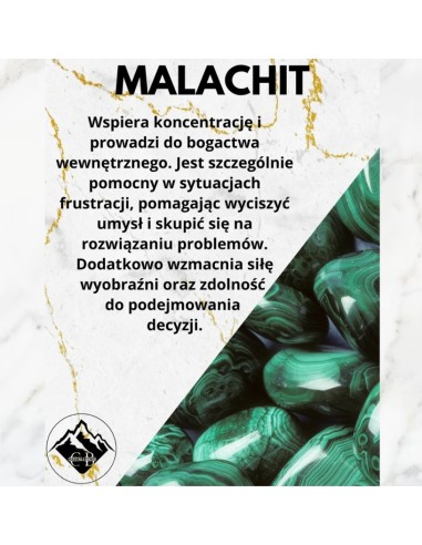 Bransoletka Malachit 8mm - Crystals Break