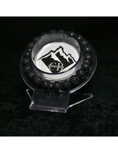 Bransoletka Lawa Wulkaniczna 8mm - Crystals Break