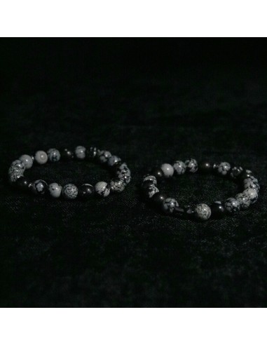 Bransoletka Obsydian Śnieżny 8mm - Crystals Break