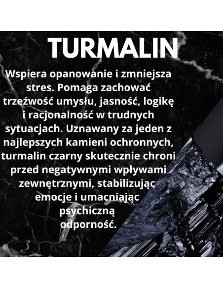 Bransoletka Turmalin Czarny 8mm - Crystals Break