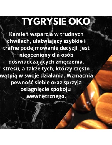 Bransoletka Tygrysie Oko 8mm - Crystals Break