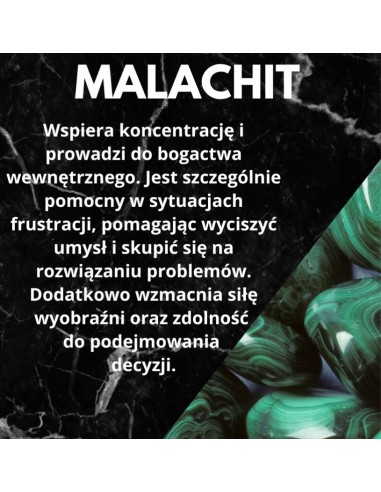 Bransoletka Malachit 8mm - Crystals Break