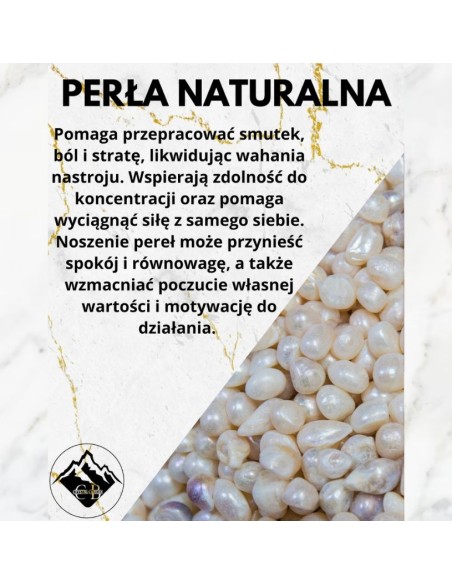 Naszyjnik Perły Naturalne 6mm - Crystals Break