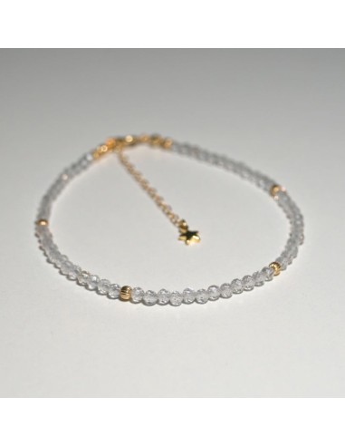 Bransoletka Noga Kryształ Górski 3mm - Crystals Break