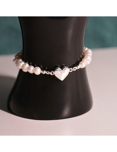 Bransoletka Perły Naturalne „Serce” 6mm - Crystals Break