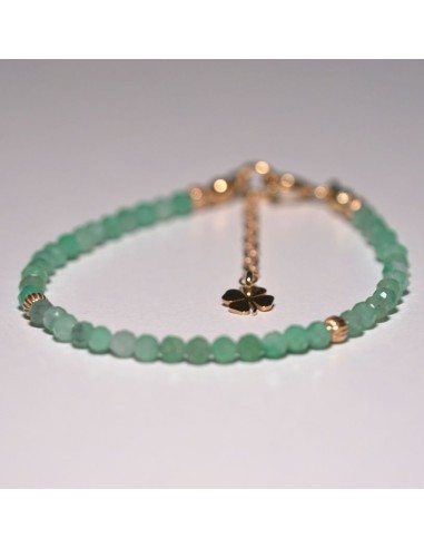 Bransoletka Szczęścia Szmaragd Jasny 3mm - Crystals Break