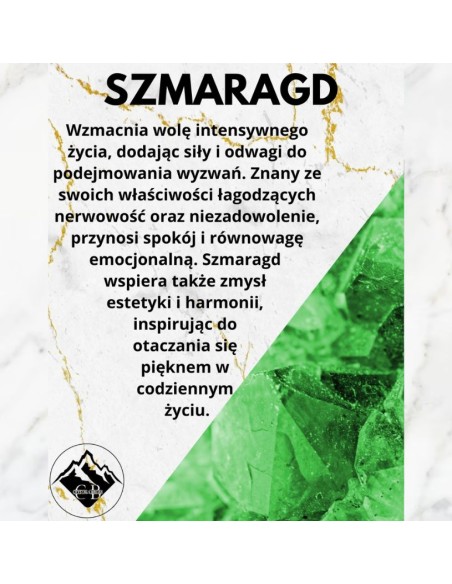 Bransoletka Szczęścia Szmaragd Jasny 3mm - Crystals Break