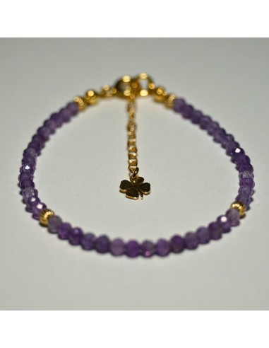 Bransoletka Szczęścia Ametyst 3mm - Crystals Break