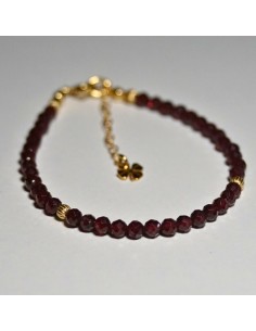 Bransoletka Szczęścia Granat 3mm - Crystals Break 2