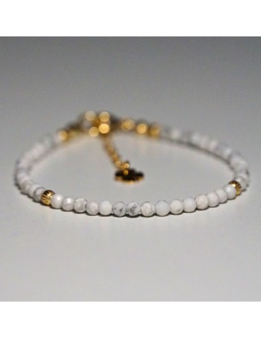 Bransoletka Szczęścia Howlit 3mm - Crystals Break