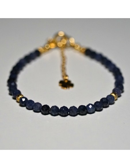 Bransoletka Szczęścia Szafir 3mm - Crystals Break