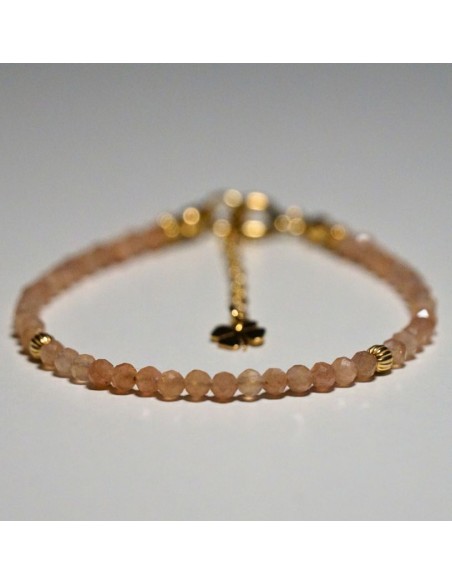 Bransoletka Szczęścia Kamień Słoneczny 3mm - Crystals Break