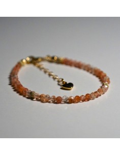 Bransoletka Szczęścia Kamień Słoneczny Jasny 3mm - Crystals Break 2