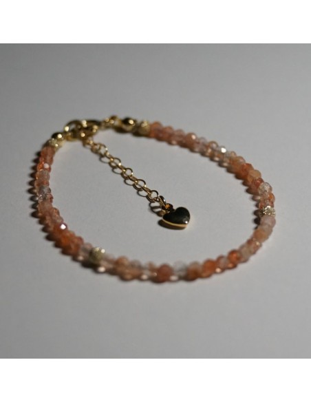 Bransoletka Szczęścia Kamień Słoneczny Jasny 3mm - Crystals Break