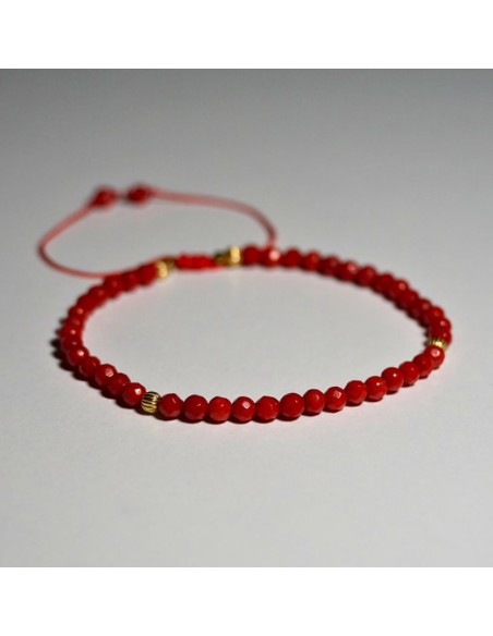 Bransoletka Koral Czerwony 3mm - Crystals Break