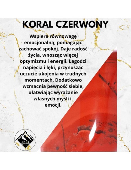 Bransoletka Koral Czerwony 3mm - Crystals Break