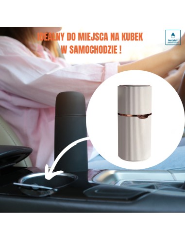 DYFUZOR AROMA CUP 2 BIAŁY, ULTRADŹWIĘKOWY NAWILŻACZ DO AROMATERAPII